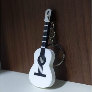 Acoustic Guitar Keychain